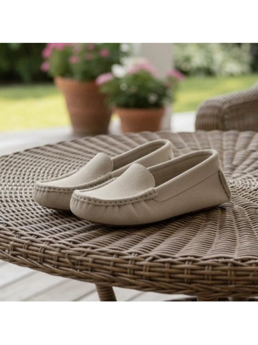 NEW Janie and Jack Grey Suede Boy Toddler Driving Loafers Sz 7